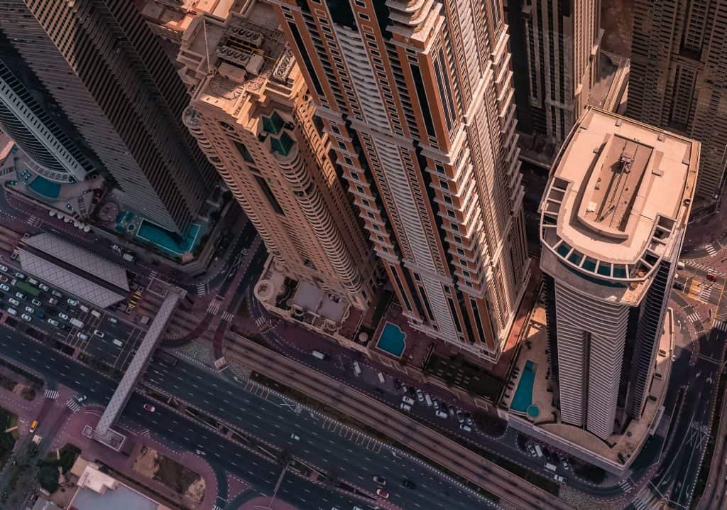 Aussicht Helikopter Dubai