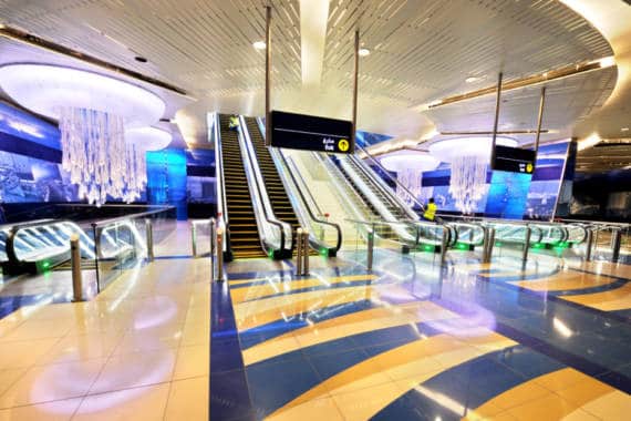 Dubai Metro: Neue Fahrzeiten und Stationen