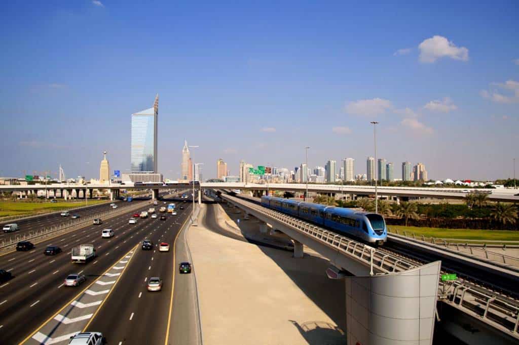 Dubai Metro Sheikh Zayed Road