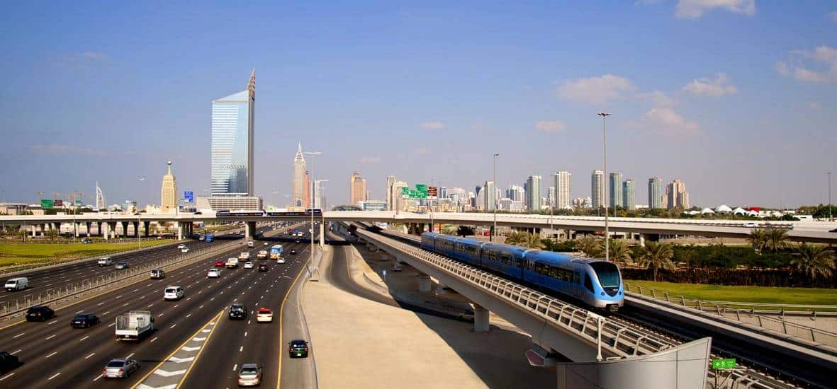 Dubai Metro Sheikh Zayed Road