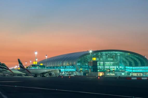 Neuer Flughafen Al Maktoum International in Dubai