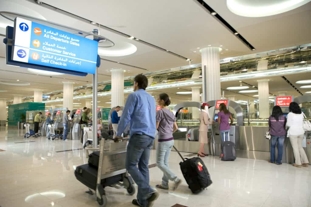 Dubai Flughafen Ankunft