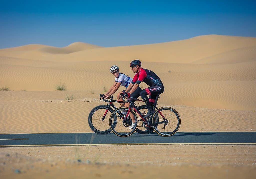 Fahrradfahren in Dubai