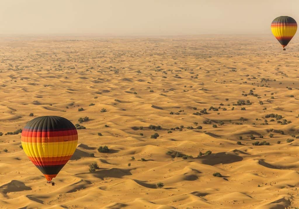 Wüstenausflug Ballonfahrt Dubai