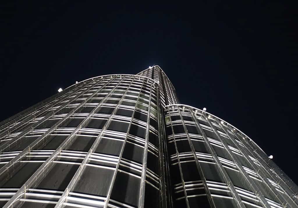 Burj Khalifa bei Nacht