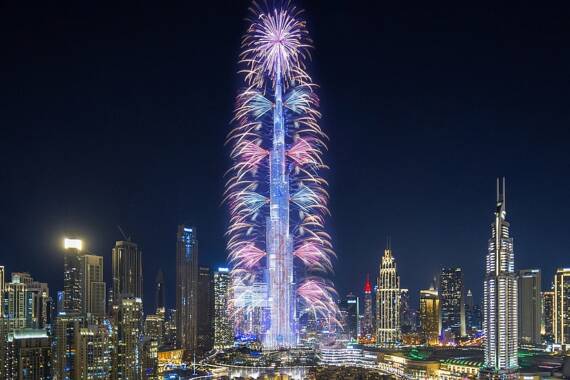Silvester 2023 in Dubai
