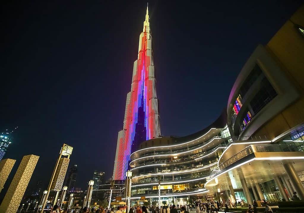 Burj Khalifa LED-Lichtshow
