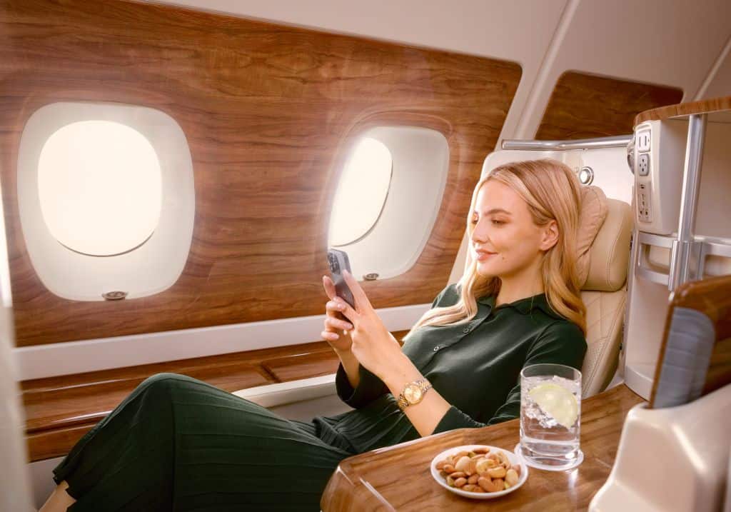 Die Business Class bei EMirates