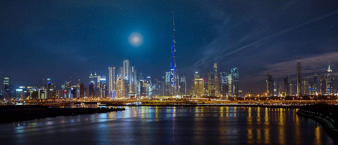 DUbai Burj Night