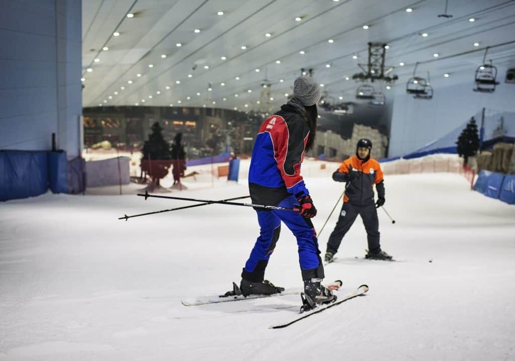 Anfängerkurs Ski Dubai