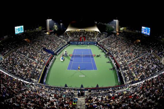Dubai Tennis stadium