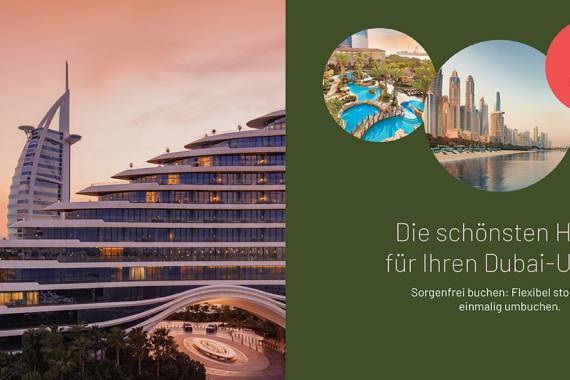 Hier beginnt Ihr Dubai-Urlaub: Entdecken Sie die schönsten Hotels & Resorts in Dubai