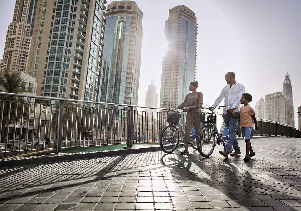 Dubai Marina fahrrad
