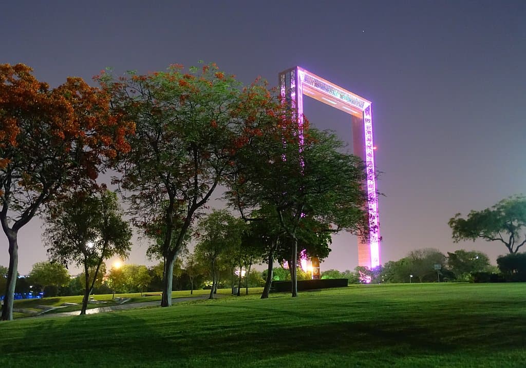 Dubai Frame vom Zabeel Park