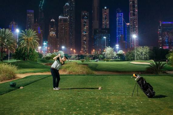 Golfen in Dubai