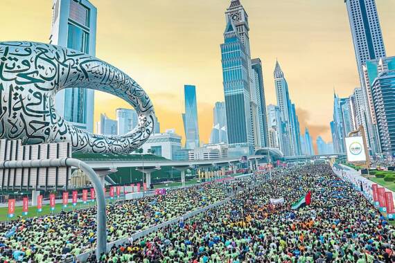 Ein riesiges Sport-Spektakel: Die Dubai Fitness Challenge