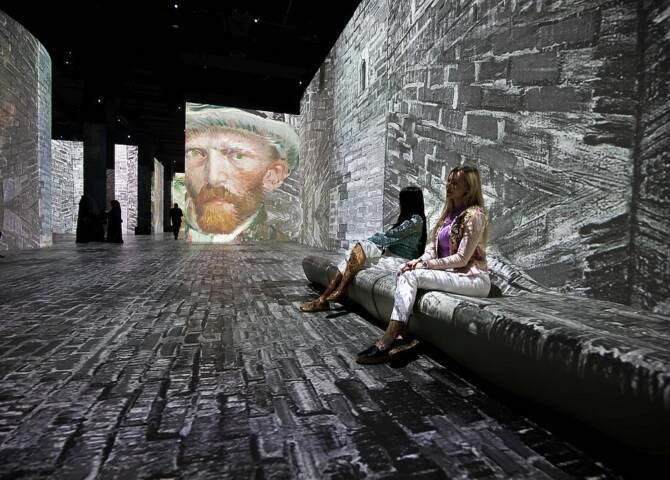 Van Gogh interaktiv dubai