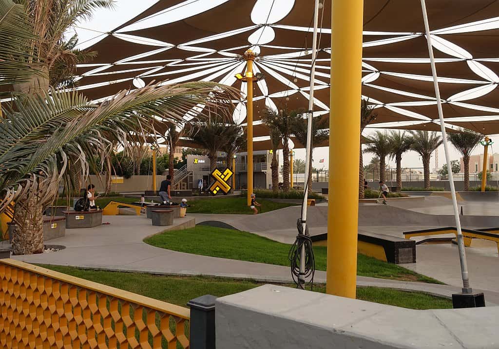 Teenager Skatepark Dubai