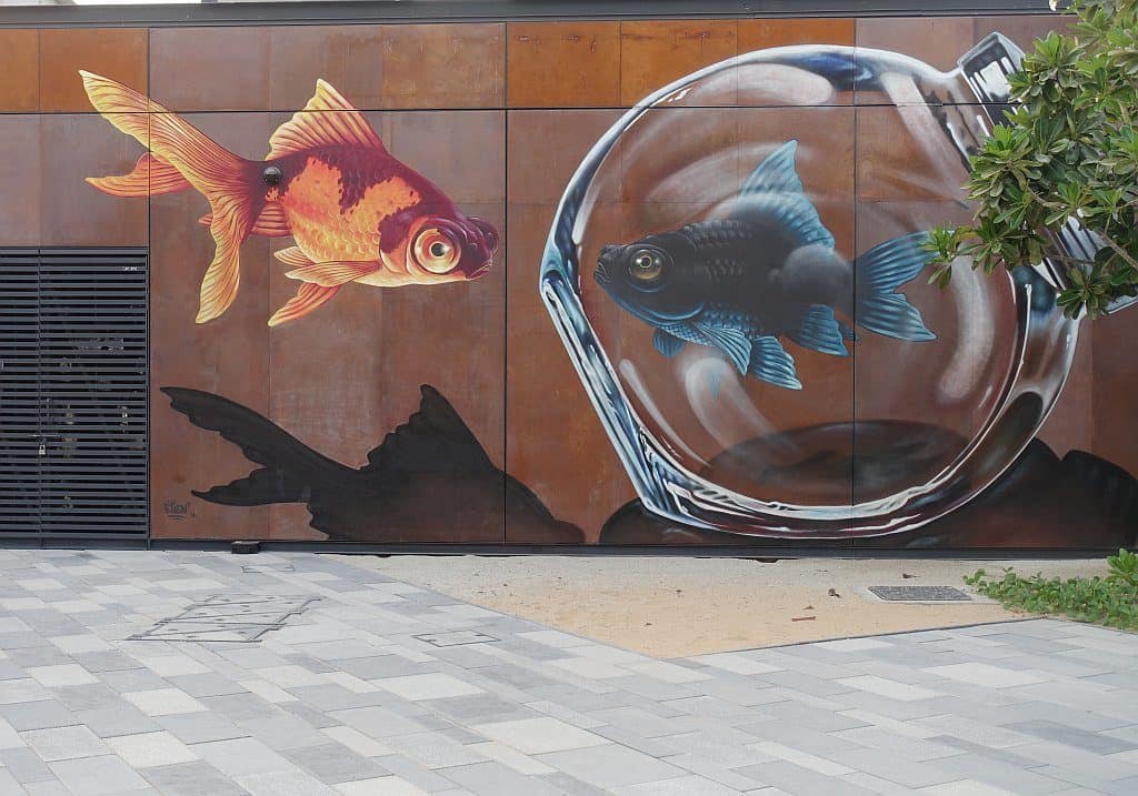 Dubai Street Art la Mer