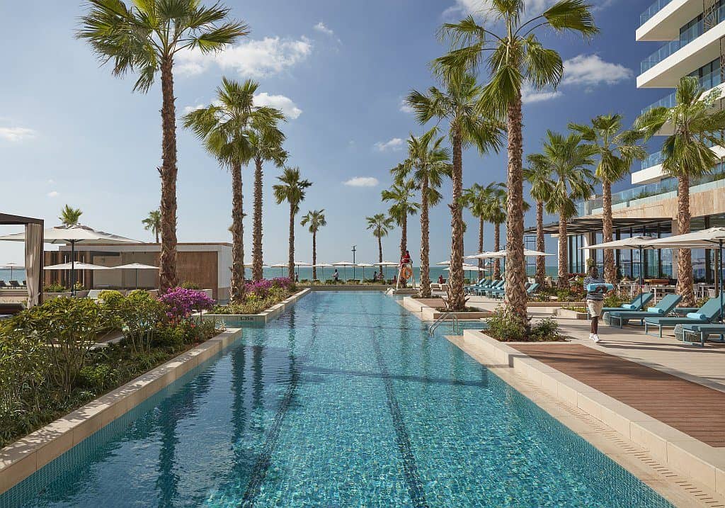 Pool im Mandarin Oriental Dubai