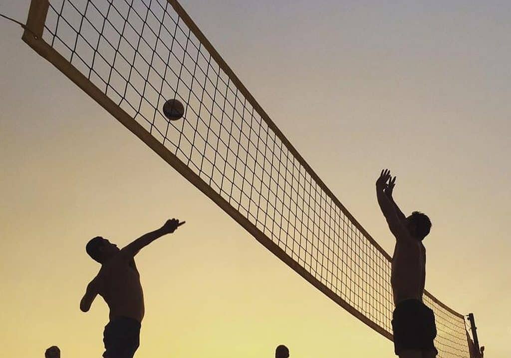 Beachvolleyballnetz Kite Beach Dubai